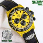 Clean Factory Rolex Daytona 4130 yellow Face Watch 40mm 
